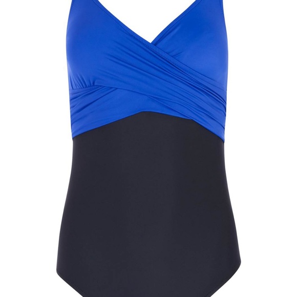 One piece color block bathing suit - Picture 7 of 7
